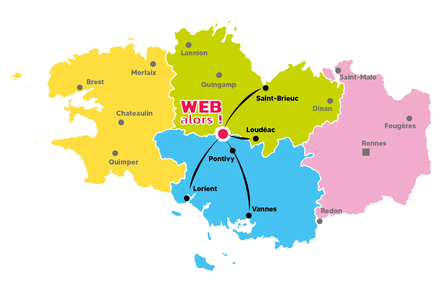 Carte Bretagne Webalors